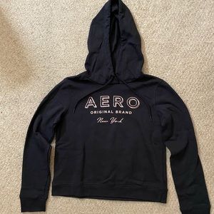 Aeropostale Women's Small, Black Logo Hoodie